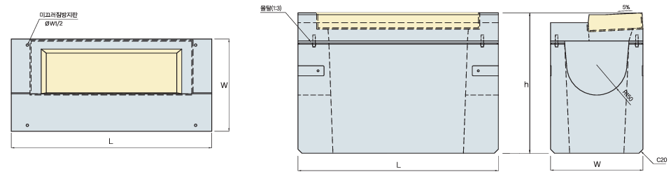 집수정 상세도