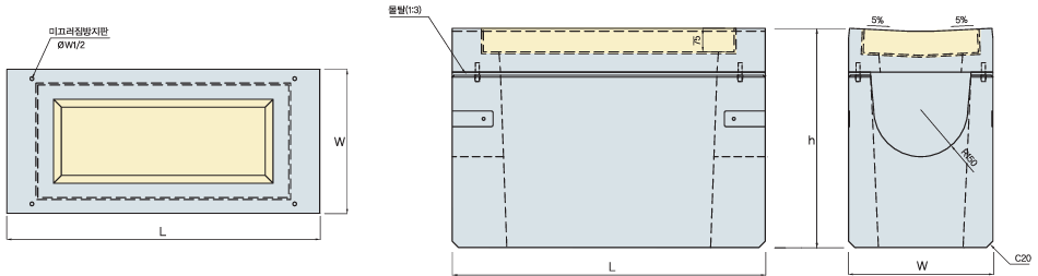 집수정 상세도
