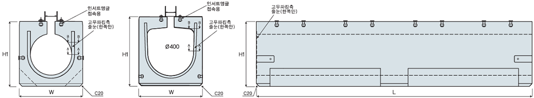 원형수로 NS-03 상세도